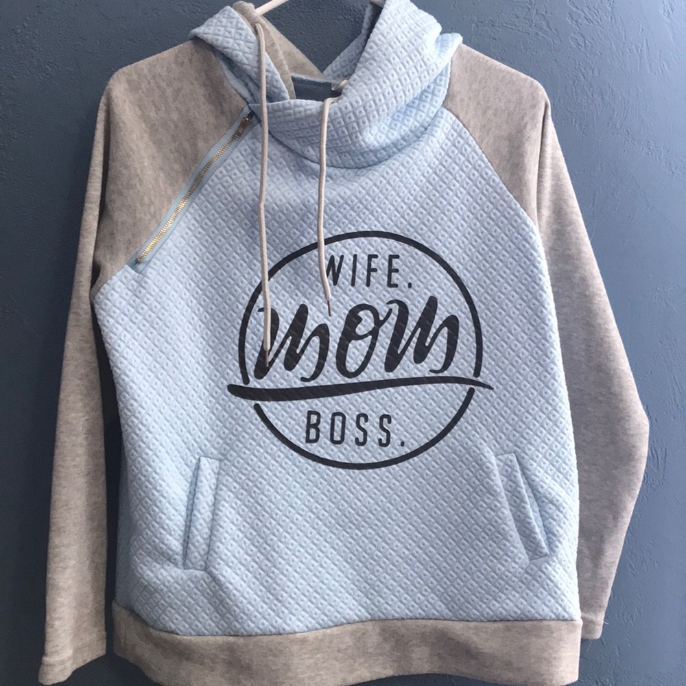 Double hooded sweatshirt sz m